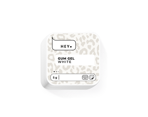 HEY LOVE HEY LOVE - Gum gel - White 5g - Bellu