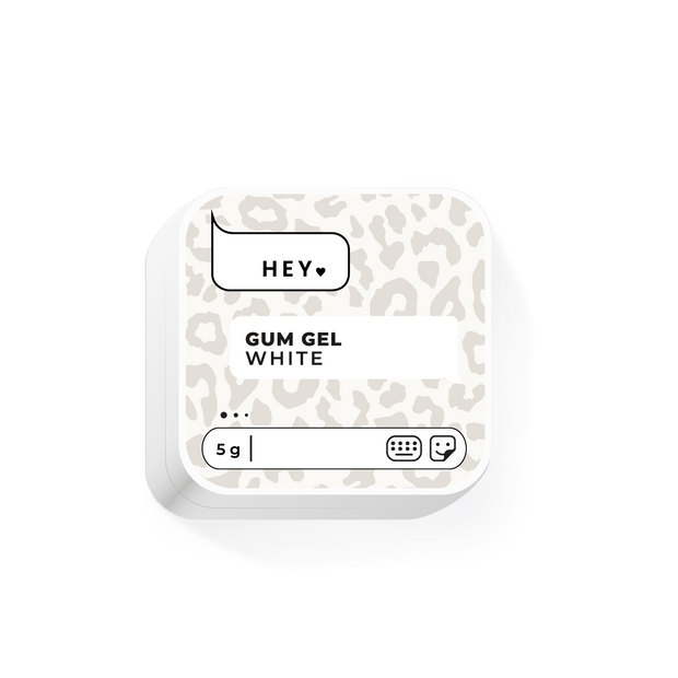 HEY LOVE HEY LOVE - Gum gel - White 5g - Bellu