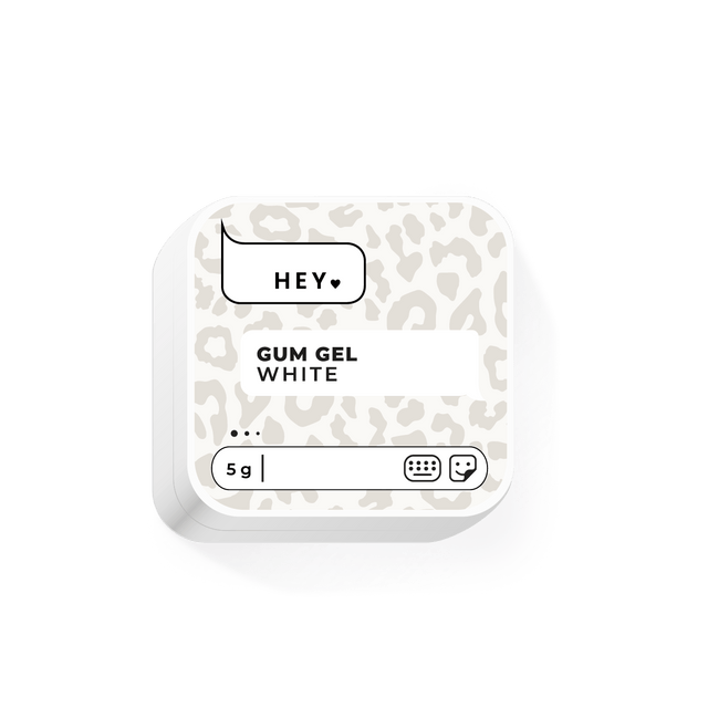HEY LOVE - Gum gel - White 5g - Bellu