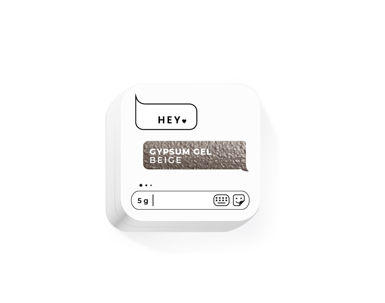 HEY LOVE HEY LOVE - Gypsum gel - Beige 5g - Bellu