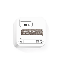 HEY LOVE HEY LOVE - Gypsum gel - Beige 5g - Bellu