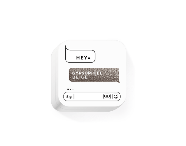 HEY LOVE HEY LOVE - Gypsum gel - Beige 5g - Bellu
