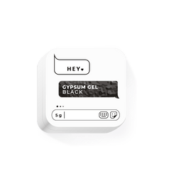 HEY LOVE HEY LOVE - Gypsum gel - Black 5g - Bellu