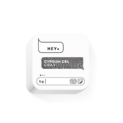 HEY LOVE HEY LOVE - Gypsum gel - Gray 5g - Bellu