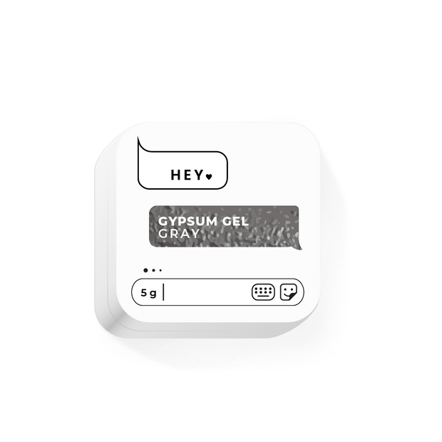 HEY LOVE HEY LOVE - Gypsum gel - Gray 5g - Bellu