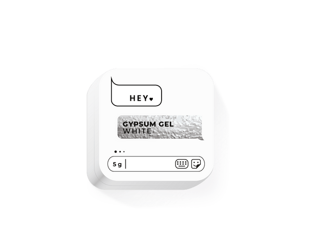 HEY LOVE HEY LOVE - Gypsum gel - White 5g - Bellu