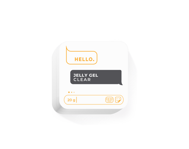 HEY LOVE HEY LOVE - Jelly Gel - Clear 20 g - Bellu