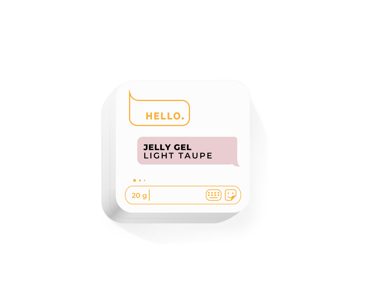 HEY LOVE HEY LOVE - Jelly Gel - Light Taupe 20 g - Bellu