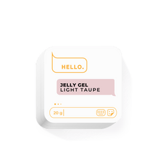 HEY LOVE HEY LOVE - Jelly Gel - Light Taupe 20 g - Bellu