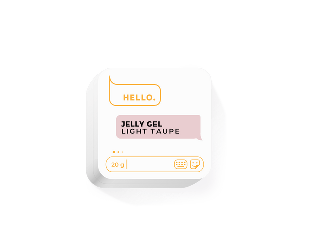 HEY LOVE HEY LOVE - Jelly Gel - Light Taupe 20 g - Bellu