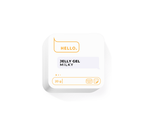 HEY LOVE HEY LOVE - Jelly Gel - Milky 20 g - Bellu