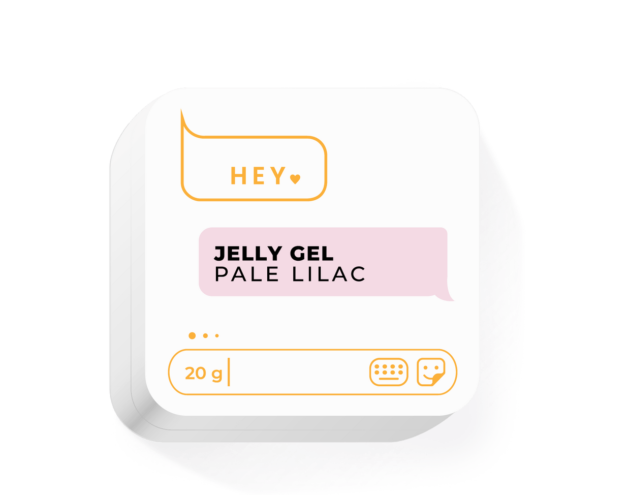 HEY LOVE HEY LOVE - Jelly Gel - Pale Lilac 20 g - Bellu