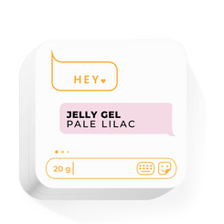 HEY LOVE HEY LOVE - Jelly Gel - Pale Lilac 20 g - Bellu