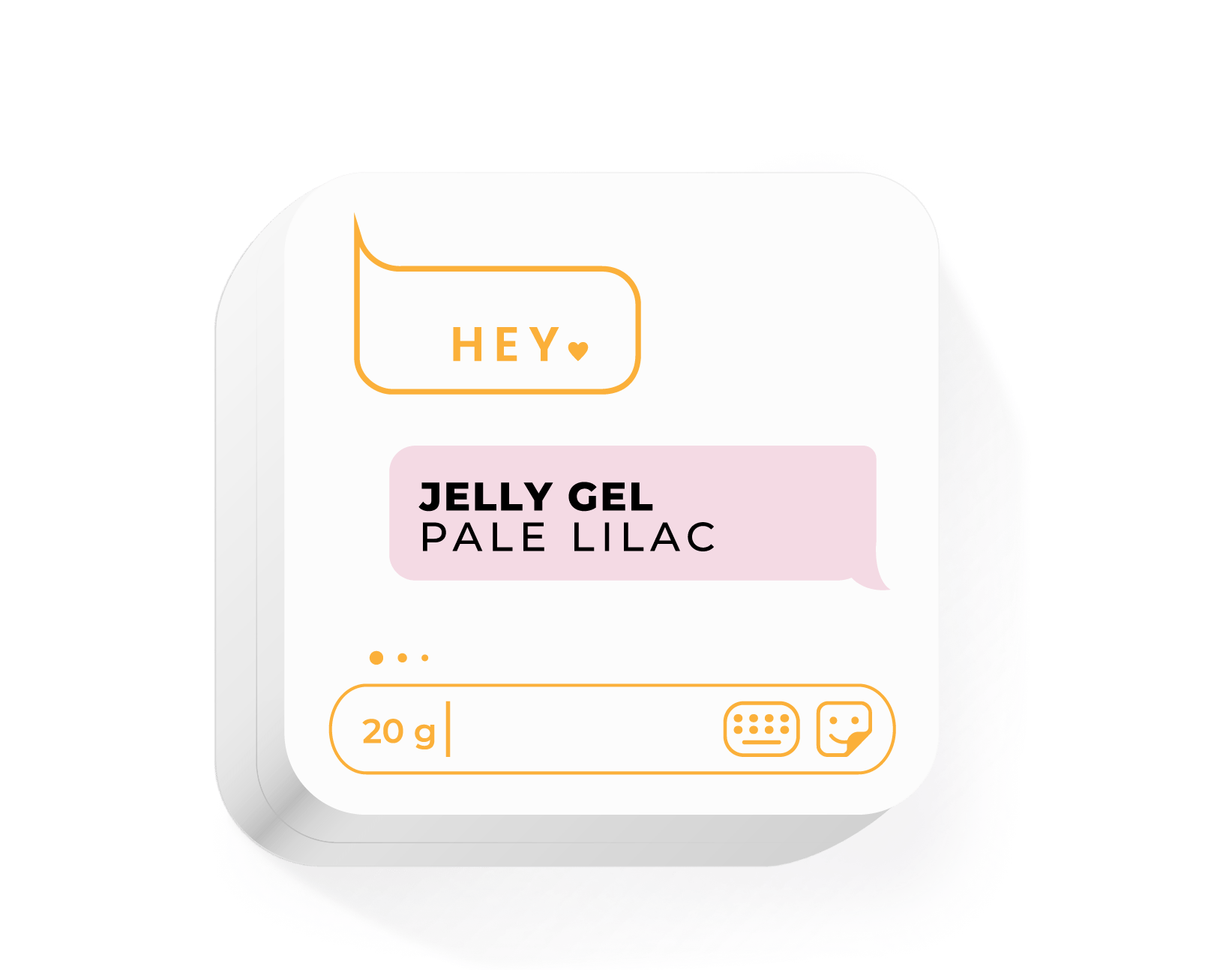 HEY LOVE HEY LOVE - Jelly Gel - Pale Lilac 20 g - Bellu