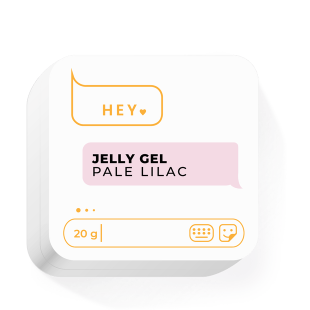HEY LOVE HEY LOVE - Jelly Gel - Pale Lilac 20 g - Bellu