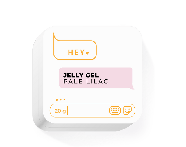 HEY LOVE HEY LOVE - Jelly Gel - Pale Lilac 20 g - Bellu