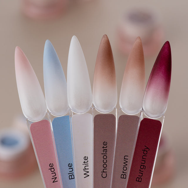 HEY LOVE HEY LOVE - Nail cushion set - Brown 6 pcs - Bellu