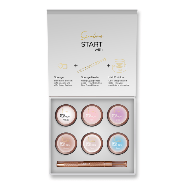 HEY LOVE - Nail cushion set - White 6 pcs - Bellu