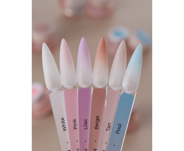 HEY LOVE HEY LOVE - Nail cushion set - White 6 pcs - Bellu