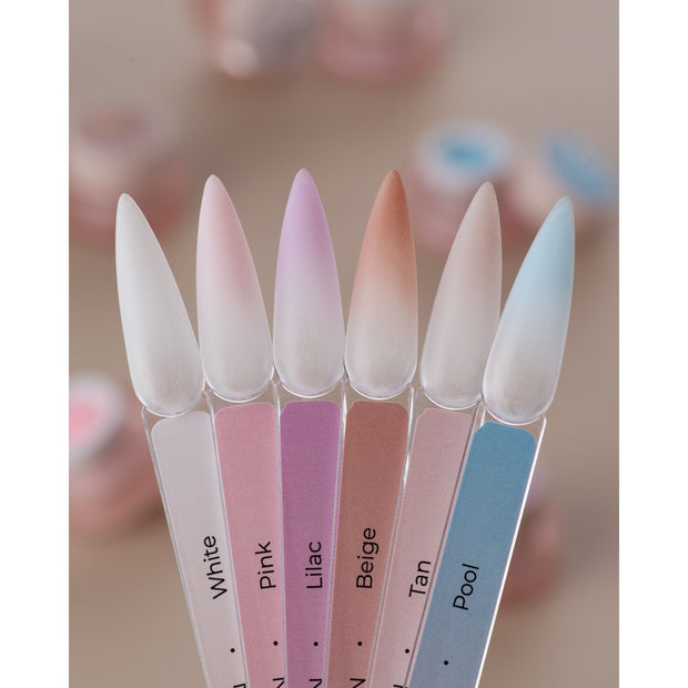 HEY LOVE HEY LOVE - Nail cushion set - White 6 pcs - Bellu