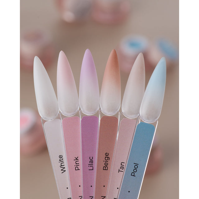 HEY LOVE HEY LOVE - Nail cushion set - White 6 pcs - Bellu