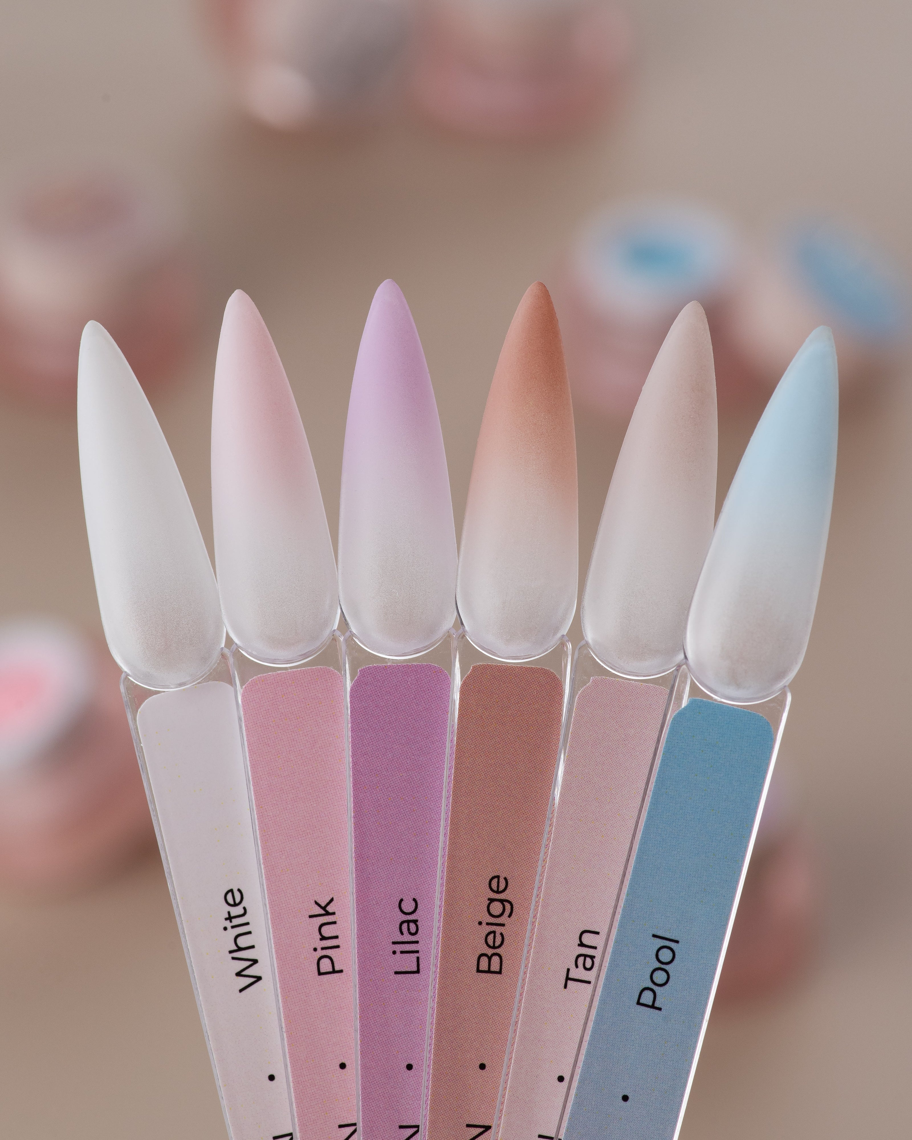 HEY LOVE HEY LOVE - Nail cushion set - White 6 pcs - Bellu