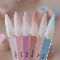 HEY LOVE HEY LOVE - Nail cushion set - White 6 pcs - Bellu