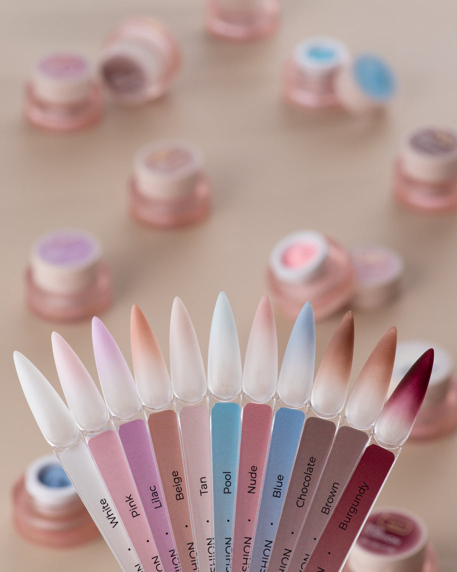 HEY LOVE HEY LOVE - Nail cushion set - White 6 pcs - Bellu