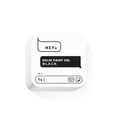 HEY LOVE HEY LOVE - Solid paint gel - Black 5g - Bellu