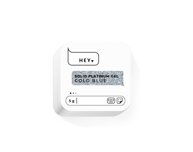 HEY LOVE HEY LOVE - Solid paint gel - Cold Blue 5g - Bellu