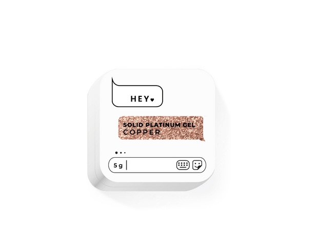 HEY LOVE HEY LOVE - Solid paint gel - Copper 5g - Bellu