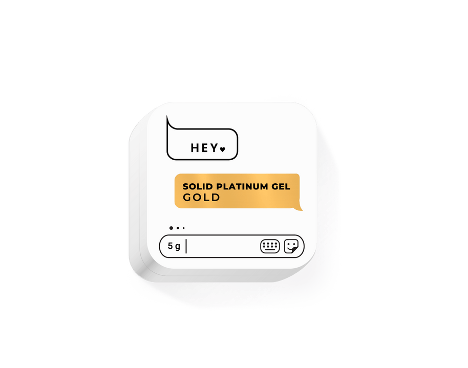 HEY LOVE - Solid paint gel - Gold 5g - Bellu