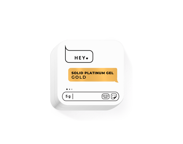 HEY LOVE HEY LOVE - Solid paint gel - Gold 5g - Bellu
