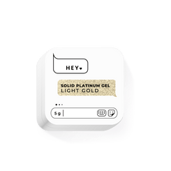 HEY LOVE HEY LOVE - Solid paint gel - Light Gold 5g - Bellu