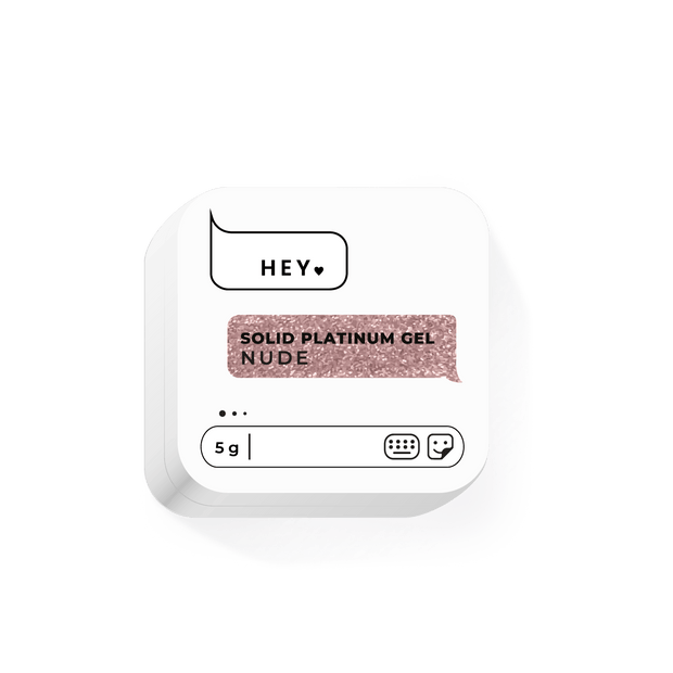 HEY LOVE HEY LOVE - Solid paint gel - Nude 5g - Bellu