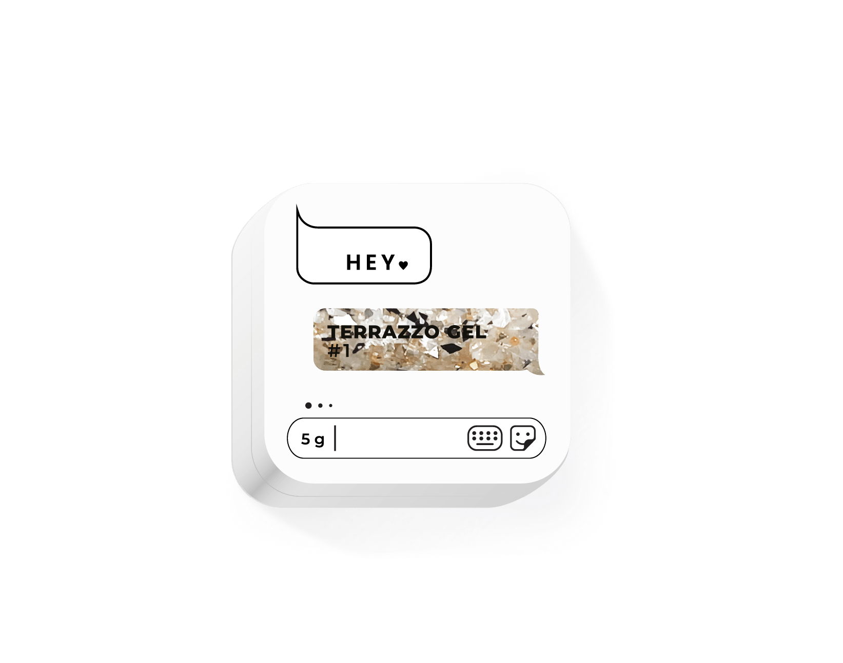 HEY LOVE - Terrazzo Gel - I 5g - Bellu