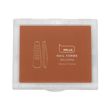 HEY LOVE HEYLOVE - Nail forms Ballerina, 120 pcs - Bellu