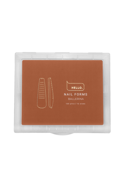 HEY LOVE HEYLOVE - Nail forms Ballerina, 120 pcs - Bellu