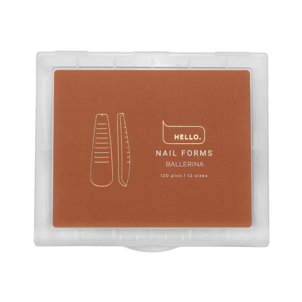 HEY LOVE HEYLOVE - Nail forms Ballerina, 120 pcs - Bellu