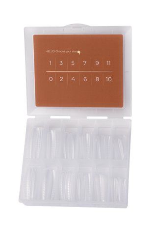 HEY LOVE HEYLOVE - Nail forms Ballerina, 120 pcs - Bellu