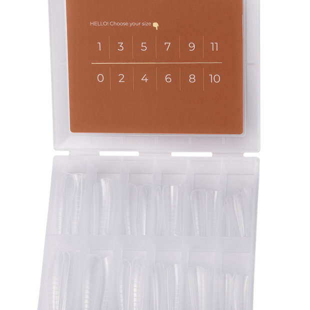 HEY LOVE HEYLOVE - Nail forms Ballerina, 120 pcs - Bellu