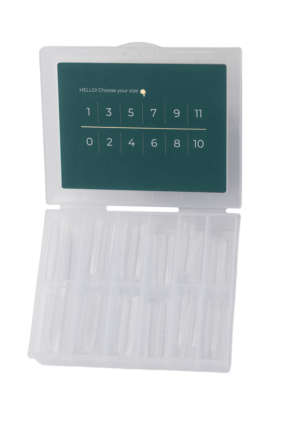 HEY LOVE HEYLOVE - Nail forms Square, 120 pcs - Bellu