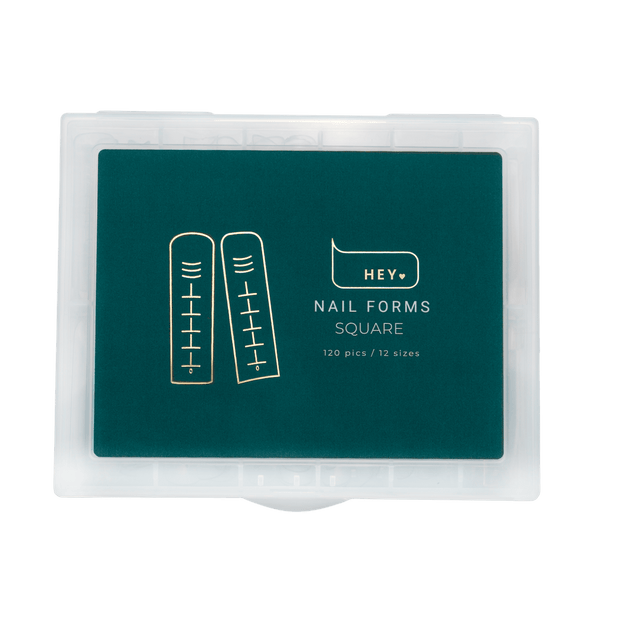 HEY LOVE  - Nail forms Square, 120 pcs - Bellu