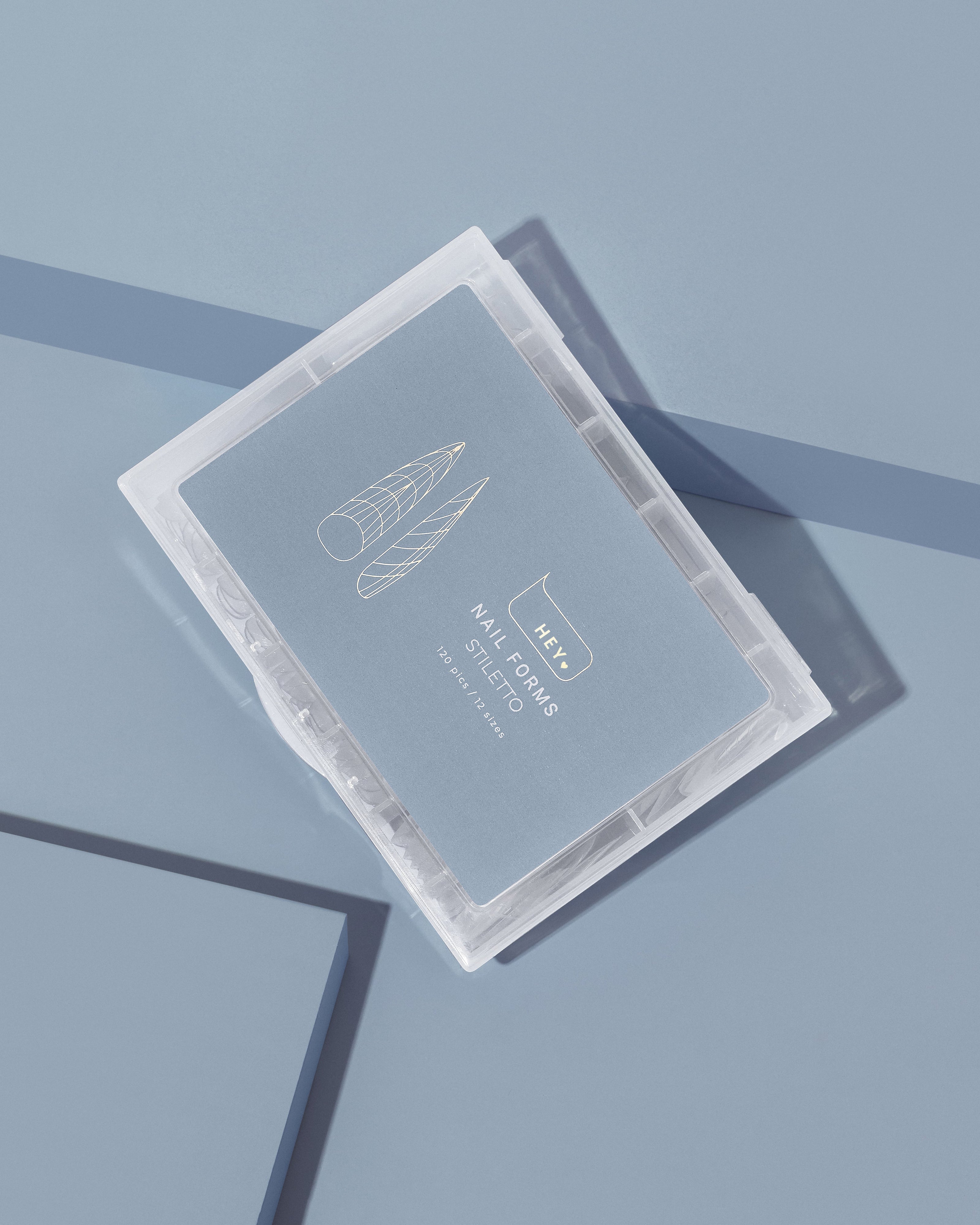 HEY LOVE  - Nail forms Stiletto, 120 pcs - Bellu