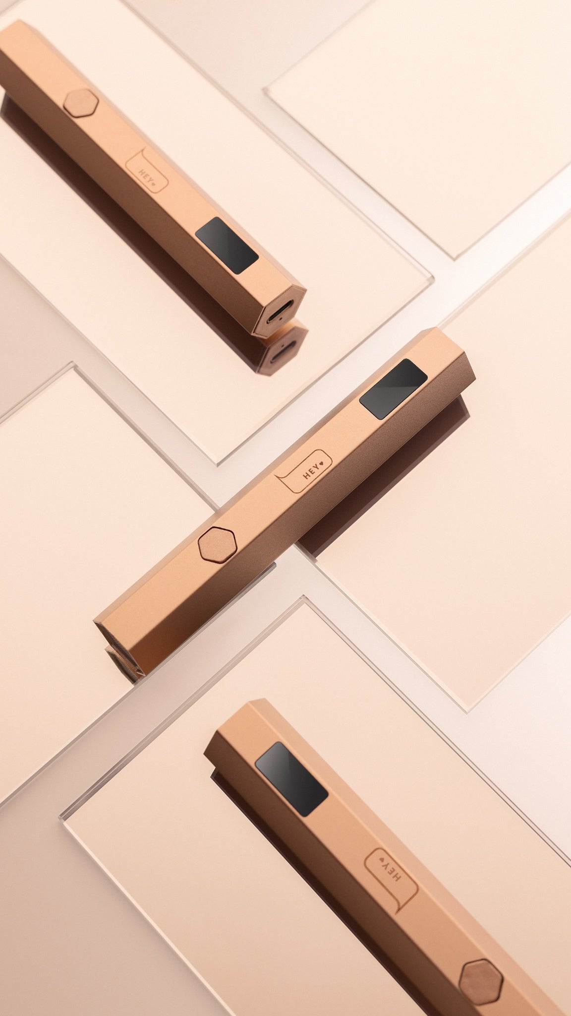 HEY LOVE HEYLOVE - UV Lamp For Manicure - Rose Gold - Bellu