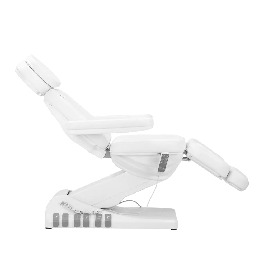 My Store Kozmetična miza - ISORIA bela - 3 motorji in nožni nadzor - Bellu