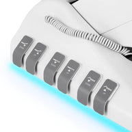 My Store Kozmetična miza - ISORIA bela - 3 motorji in nožni nadzor - Bellu