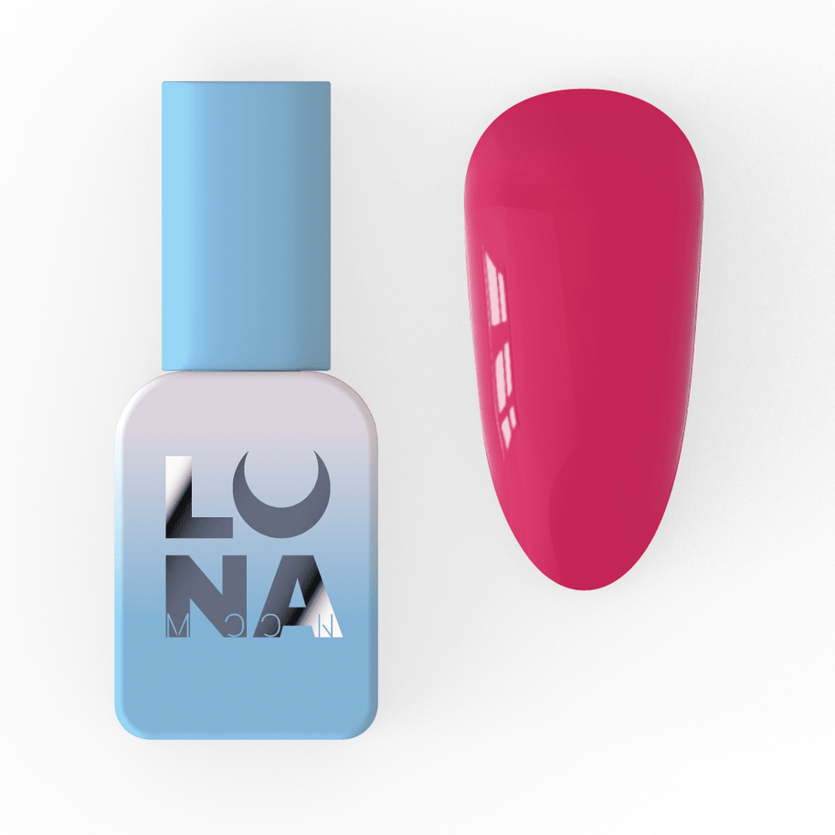 Lunamoon Color gel lak 151 8 ml – embalaža in odtenek na nohtu – Bellu
