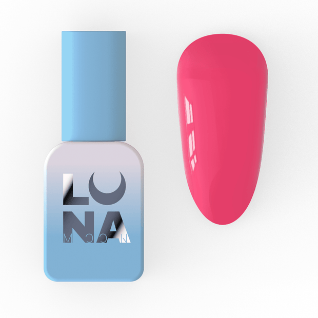 Lunamoon Color gel lak 152 8 ml – embalaža in odtenek na nohtu – Bellu
