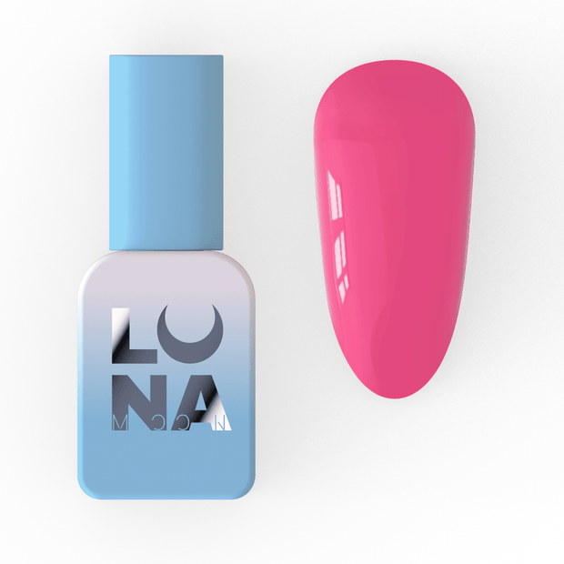 Lunamoon Color gel lak 154 8 ml – embalaža in odtenek na nohtu – Bellu